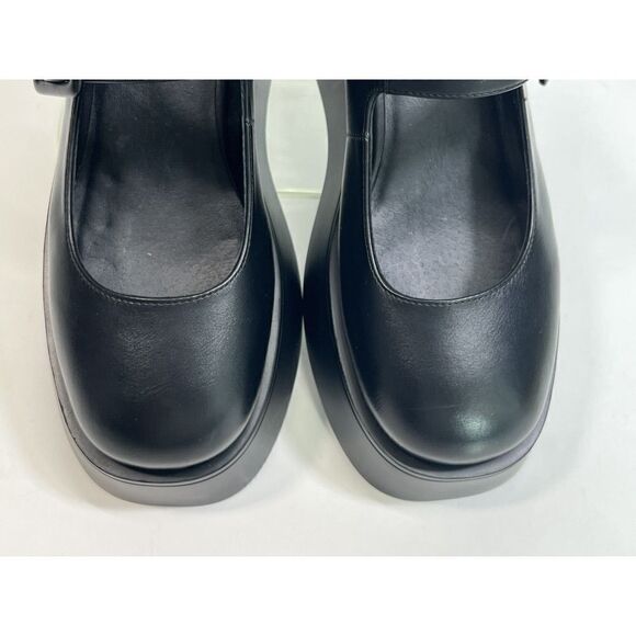 Free People x Jeffrey Campbell Black Mary Jane Platform Shoes Sz 8.5 Ichika New - Picture 4 of 15